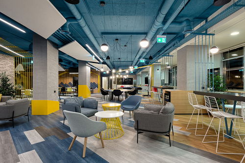 時(shí)尚辦公網(wǎng) 辦公設(shè)計(jì) 設(shè)計(jì)欣賞 靈動(dòng)多變 塞爾維亞tech l05開發(fā)部門辦公室創(chuàng)新設(shè)計(jì)欣賞